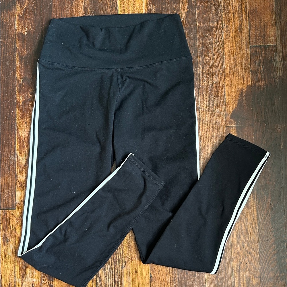 Wild Fable Black Leggings with White Accents